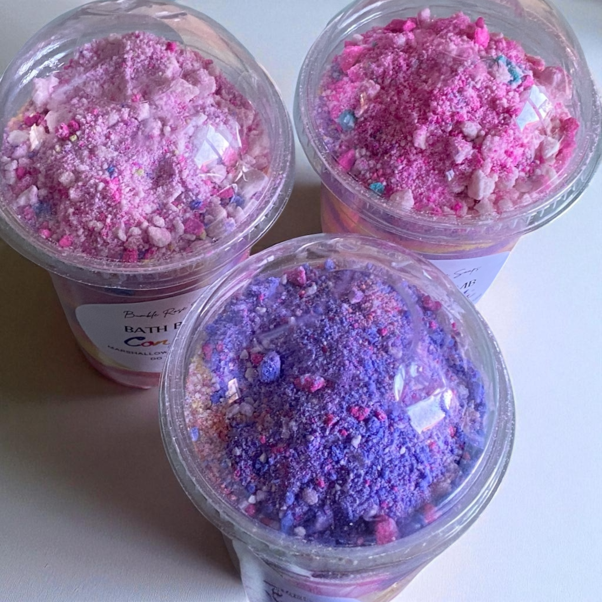 Marshmallow and Candy Floss - Bath Bomb Confetti